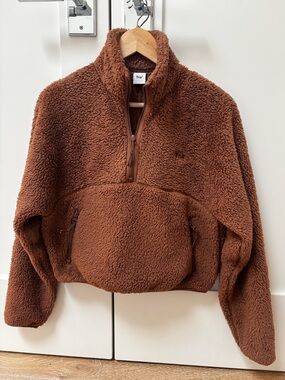 Aritzia TNA TeddybearFleece 1/2 Zip XS